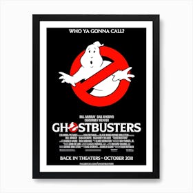 Ghostbusters, Wall Print, Movie, Poster, Print, Film, Movie Poster, Wall Art, Art Print