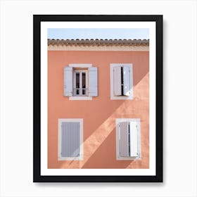 Colorful French Building Art Print