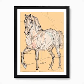 Horse Drawing 1 Art Print