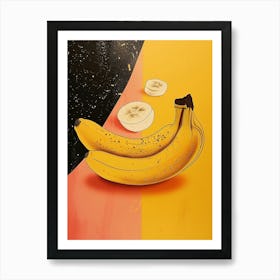 Art Deco Banana Art Print