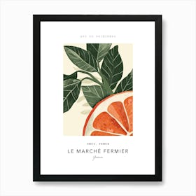 Guava Le Marche Fermier Poster 2 Art Print