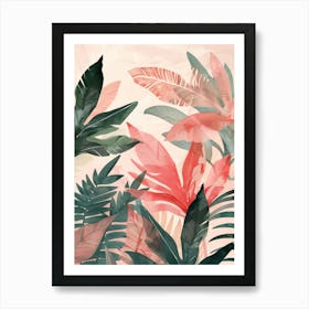 Tropical Leaves 120 Art Print