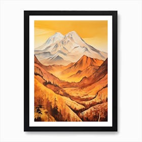 Mount Mckinley Denali Usa 1 Mountain Painting Art Print