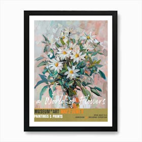 A World Of Flowers, Van Gogh Exhibition Daisy 4 Art Print
