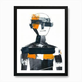 Robot Man Art Print