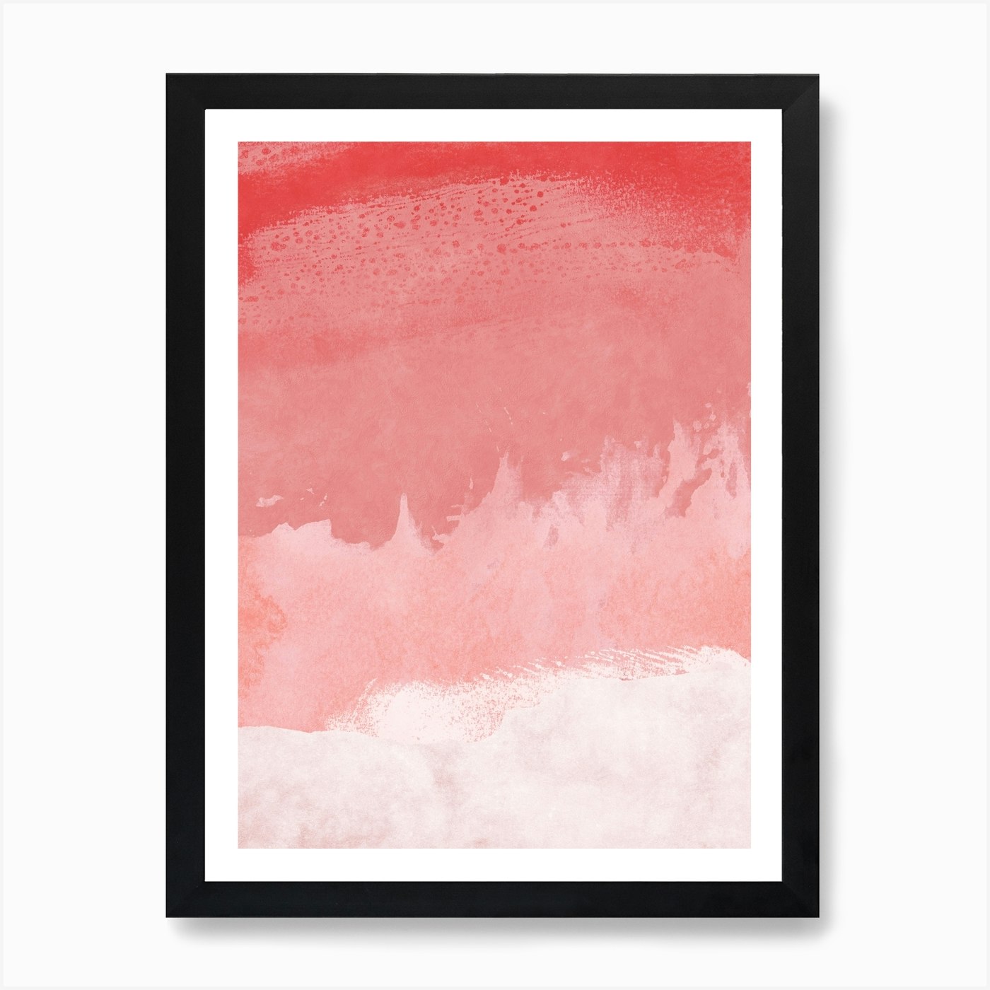 Minimal Landscape Pink 02 Art Print by Amini54 - Fy