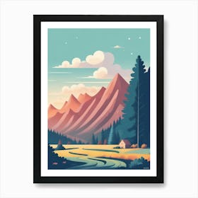 Landscape Painting Art Print