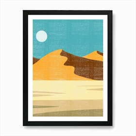 Desert Landscape 7 Art Print