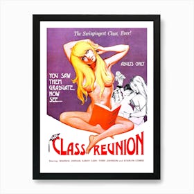 Class Reunion, Erotic Movie Poster Art Print