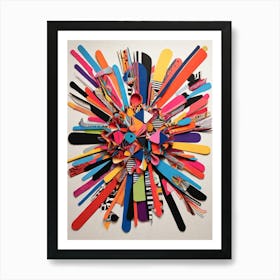 Paper Sculpture 3 Art Print