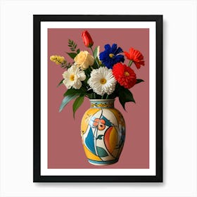 Flowers In A Vase 20 Art Print