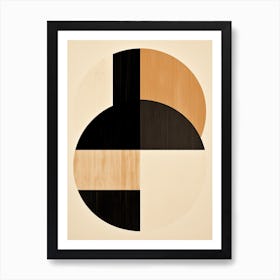 Mid-Century Shapes 233 Art Print