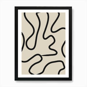 Wavy Lines 2 Art Print