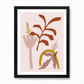 Plant Shapes Art Print
