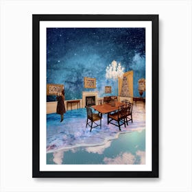 Universe Room Surrealism Art Print