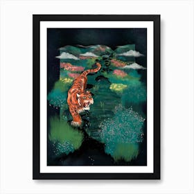 Tiger Life Art Print