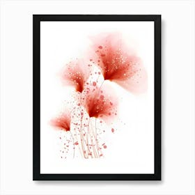 Red Poppy Flowers Art Print