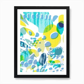 Shades Of Blue Art Print