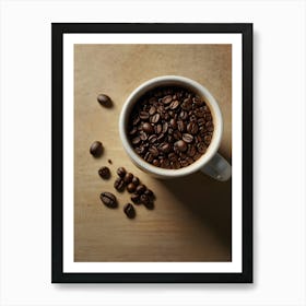 Coffee Beans Art Print