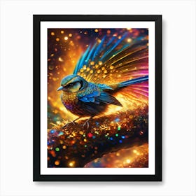 Colorful Bird Art Print