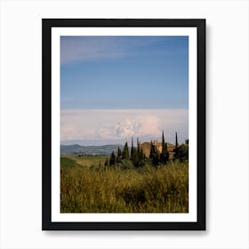 Italy Tuscany Villa 1 Art Print