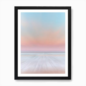 Pastel Beach Burst Poster