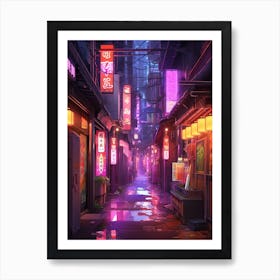 Japan Alley Art Print
