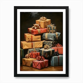 Christmas Presents 8 Art Print