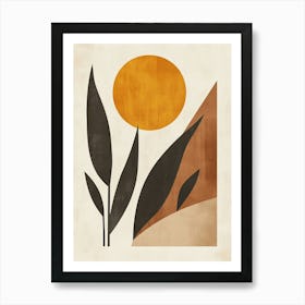 Sunset In The Desert Art Print