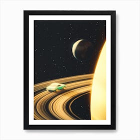 Saturn Highway Art Print