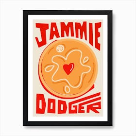 Jammie Dodger Art Print