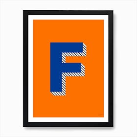 Letter F Art Print