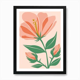 Pink Flower 3 Art Print