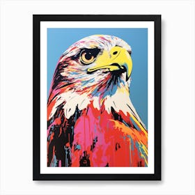 Andy Warhol Style Bird Falcon 2 Art Print