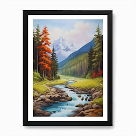 Mountain Stream 5 Art Print