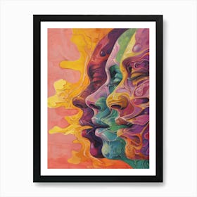 Three Faces 5 Art Print