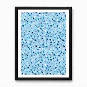 Petals Blue Affiche