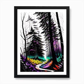 Forest Path 23 Art Print