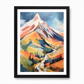 Mount Washington Usa 6 Mountain Painting Art Print