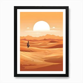 Desert Landscape 17 Art Print