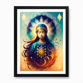 Yogi holy 1 Art Print