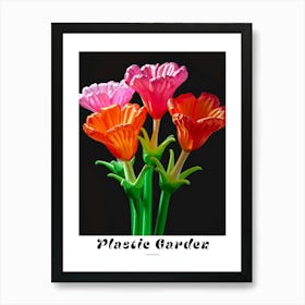 Bright Inflatable Flowers Poster Carnations 3 Art Print