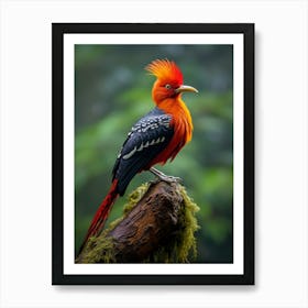 Nature's Canvas: Andean Jungle Bird Wall Art Art Print