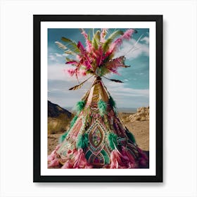 Bohemia Teepee Art Print