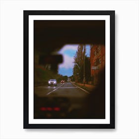 In the backseat Art Print