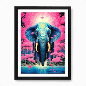 Elephant In The Sky Art Print