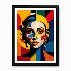 Abstract Of A Woman 2 Art Print