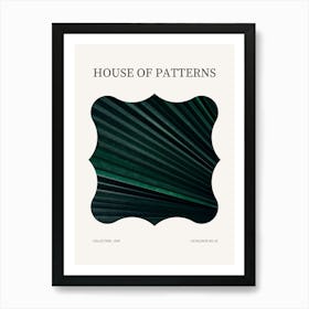 Leaf Pattern Poster 2 Art Print