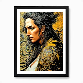 Spanish woman Art Print