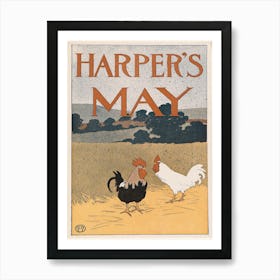 Harper's May, Edward Penfield 2 Art Print